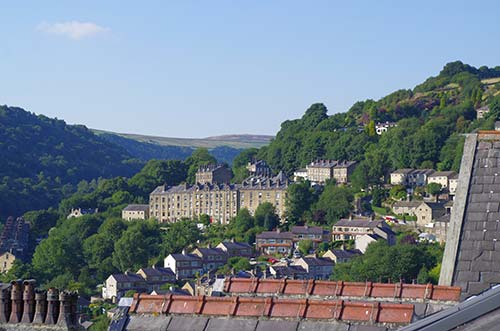 View of Hebden Bridge from Thorncliffe